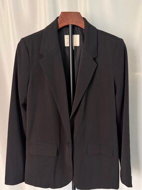 a new day Black Women's Single-Button Blazer